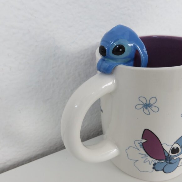 Zrike Brands Disney Stitch Blue/White Stitch print Mug - Picture 8 of 9